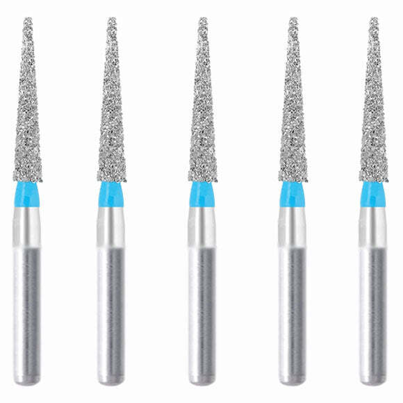 Conical Pointed Slender 1.2 mm Dia Medium Diamond Bur 5/PK [1811-164.12M2]