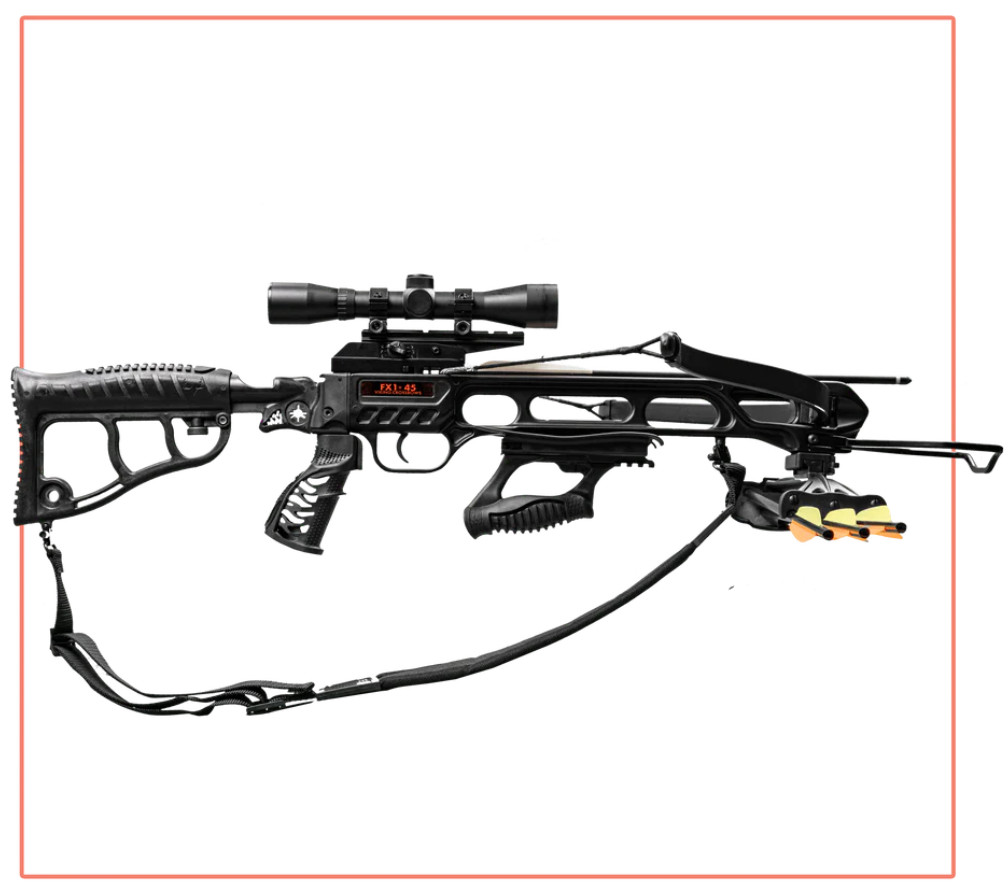 Recurve Crossbow FX1-45 Grip, Blackout Edition, 175 draw, 250 FPS