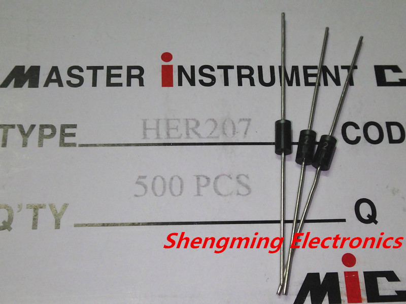 20PCS Ultrafast recovery diode HER207 2A 800V