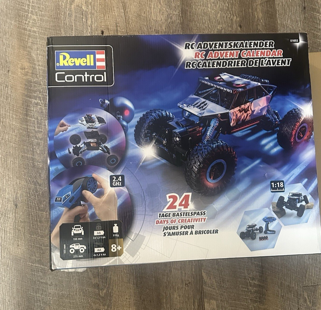 Revell Control RC Crawler Advent Calendar Technik Brand New 24 Days 1:18 01052
