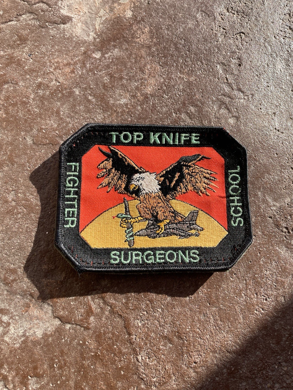 Top Knife Surgeons Fighter School Rare Patch Top Gun Flight Surgeon