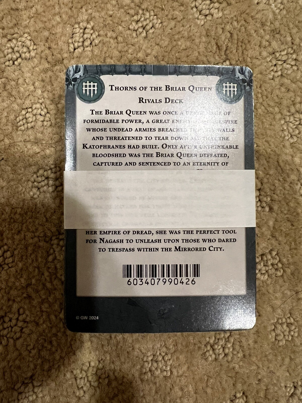 Underworlds  Thorns of the Briar Queen 2024 cards - RIVALS OF THE MIRRORED CITY