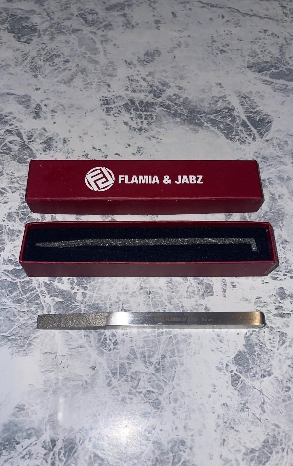 FLAMIA & JABZ Stripping Metal Stones & Nail file for Dogs, Cats & Pets (8 MM)
