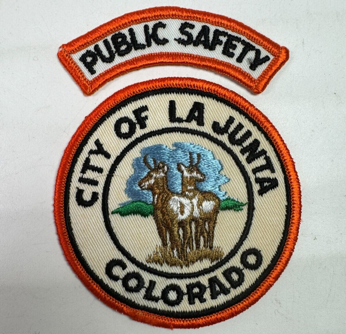 La Junta City Public Safety Police Fire EMS Colorado Buck Deer Patch K3