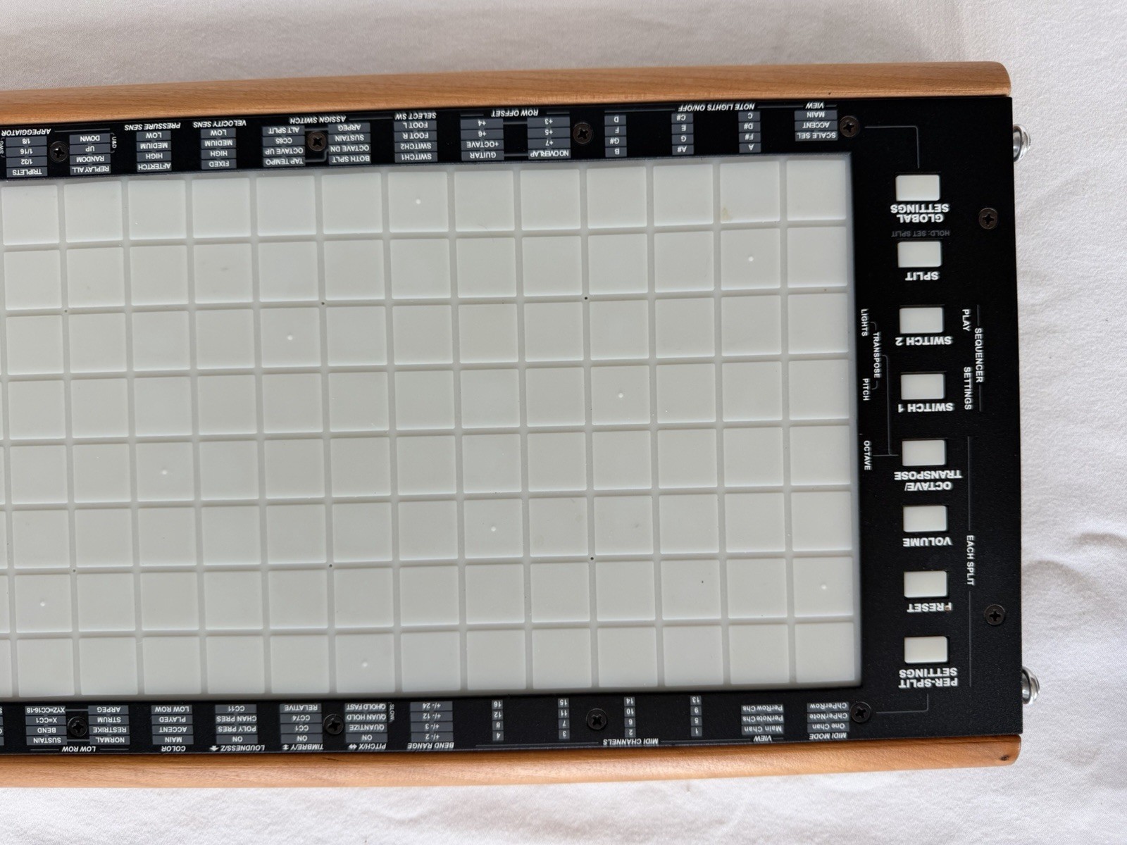 Roger Linn LinnStrument 128 MPE MIDI Controller w/ Case USB Cable Signed