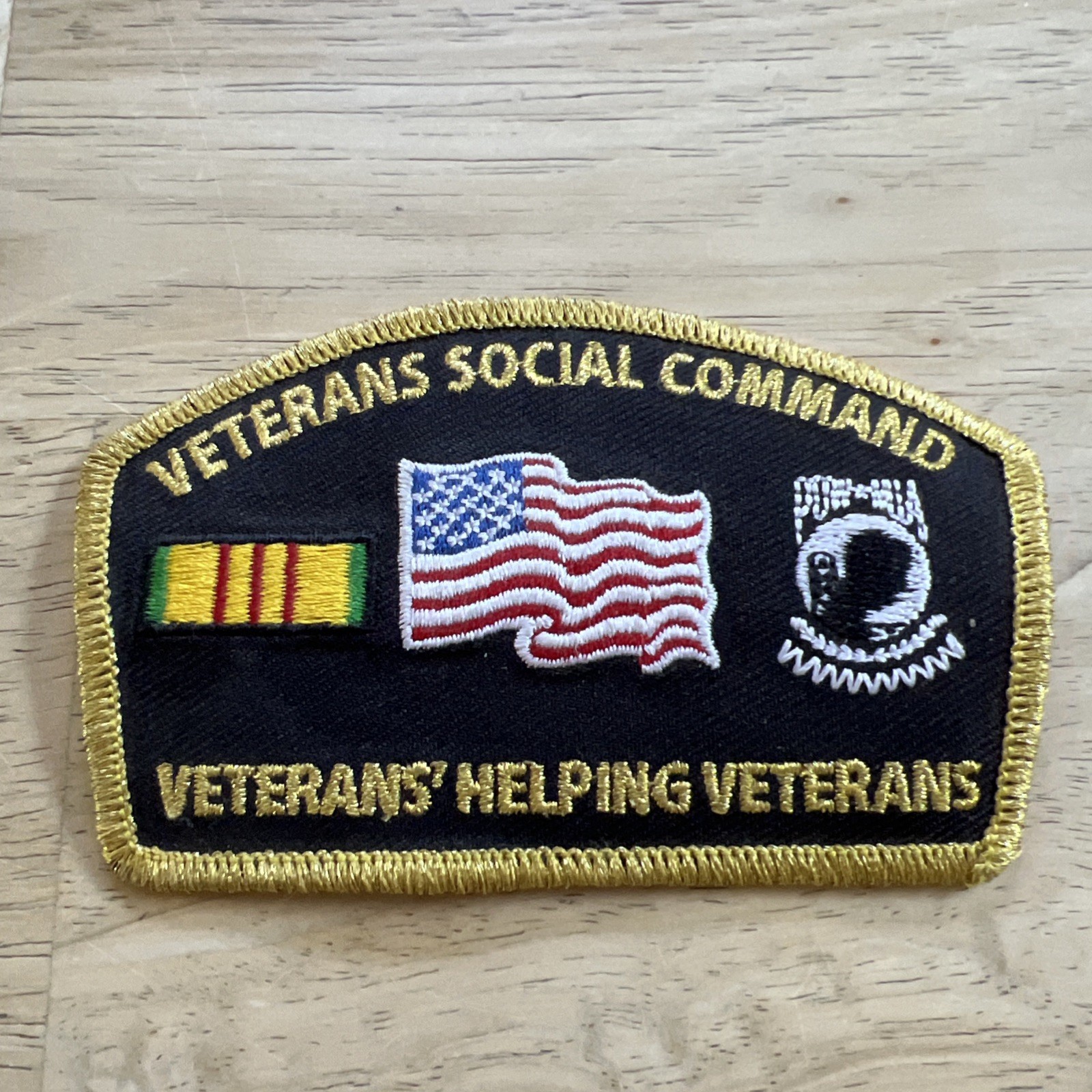 Veterans Social Command Vietnam Veteran Patch - "Veterans Helping Veterans"