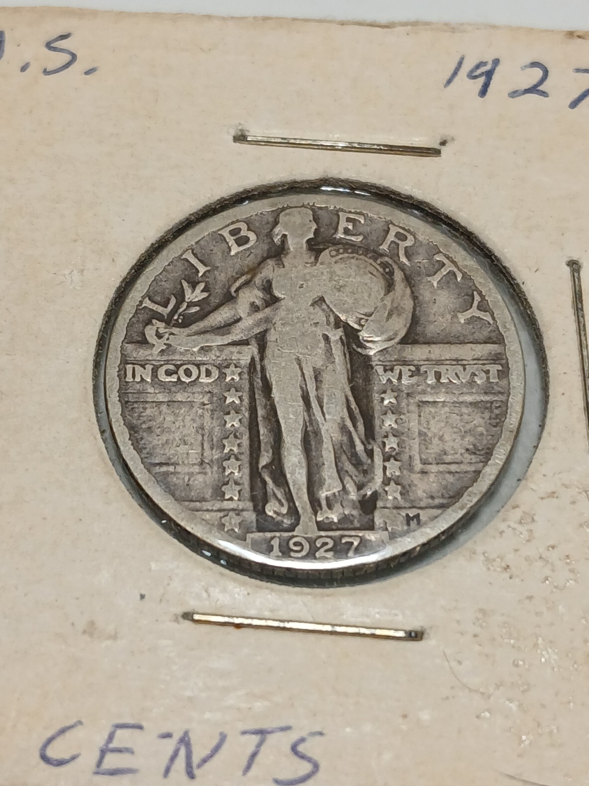 1927 Standing Liberty Quarter Nice Condition