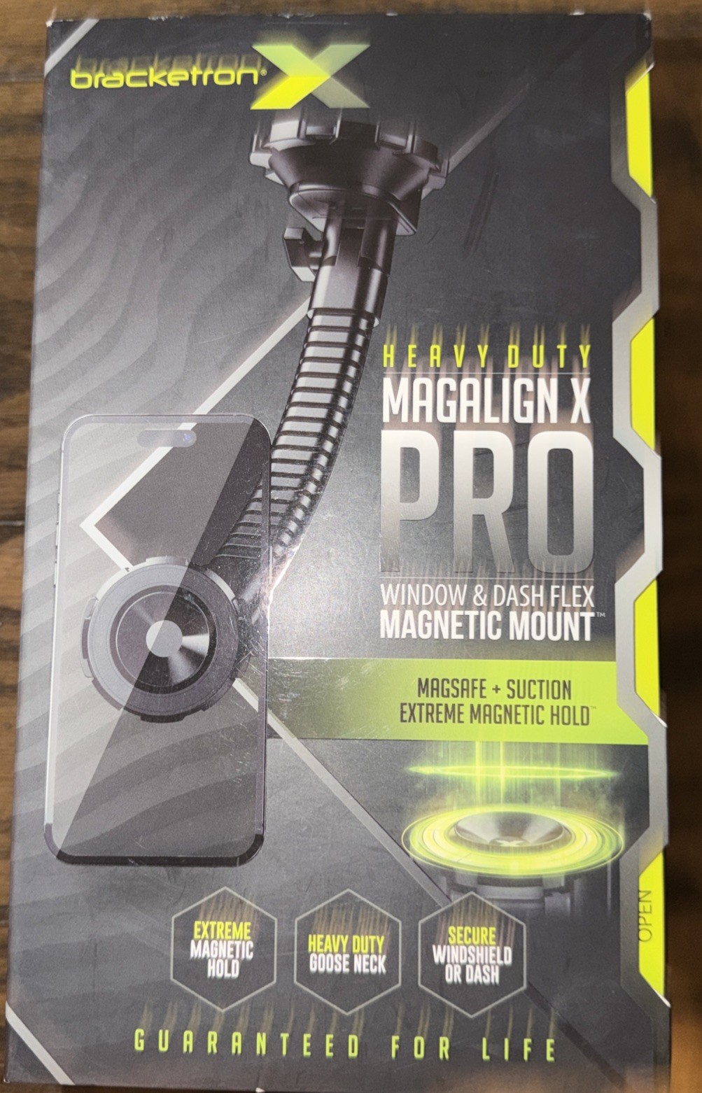 Bracketron Heavy Duty Magalign X Pro Window &Dash Flex Magnetic Mount(BX1-060-2)