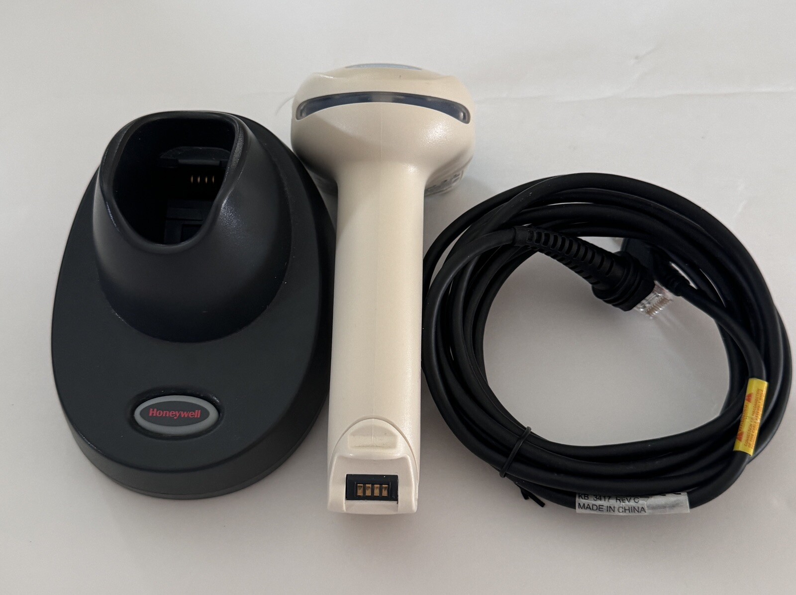 Honeywell 1902HHD-5-COL -INT Wireless Bar Code Scanner( White/Blue)