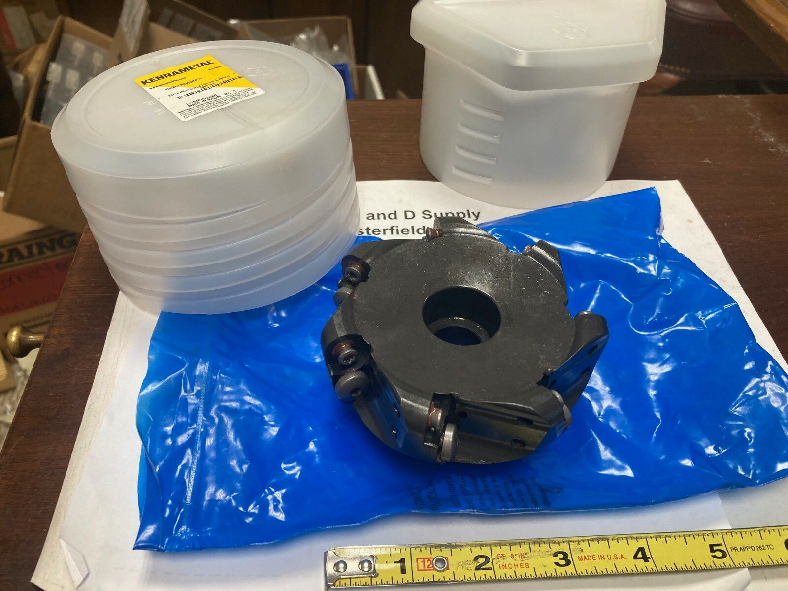 Kennametal 1888197, 100mm Indexable Copy Face Mill, 8mm DOC, 7 Insert Positions