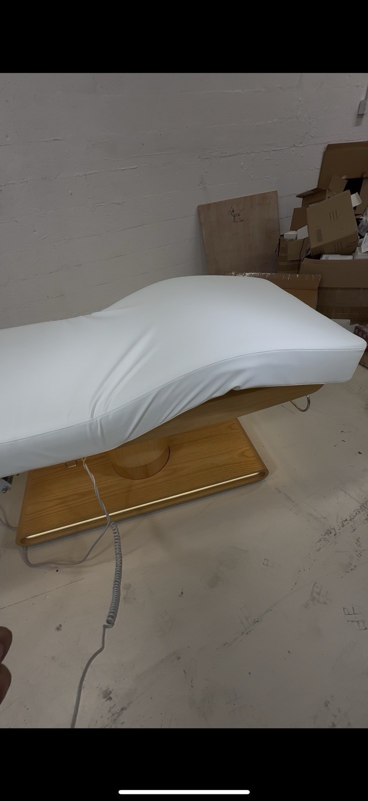 Eyelash / Massage bed Professional White Heat Neon Automatic Adjustable