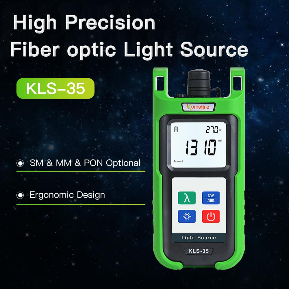 KPM-35 Optical Fiber Power Meter & KLS-35-MS Light Source Combo Kit