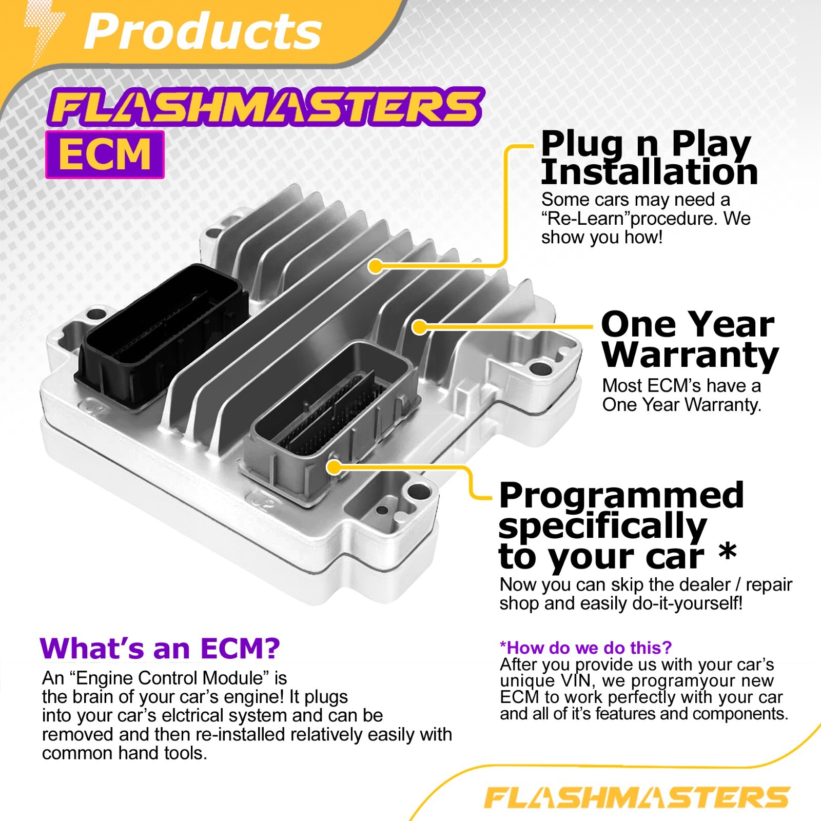 2001 Tahoe engine computer 12200411 "Programmed to your VIN" ECU PCM ECM