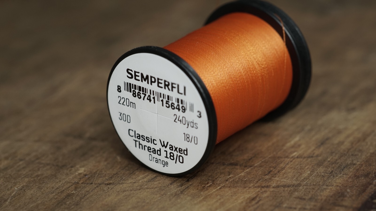 SEMPERFLI CLASSIC WAXED THREAD 18/0 - Fly Tying 30 Denier - 23 Colors Available!