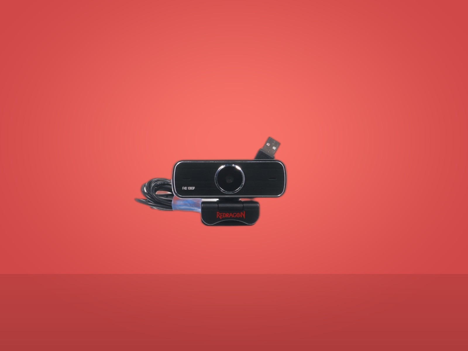 Redragon GW800 1080P PC Webcam with Built-in Dual Microphone, 360° Rotation