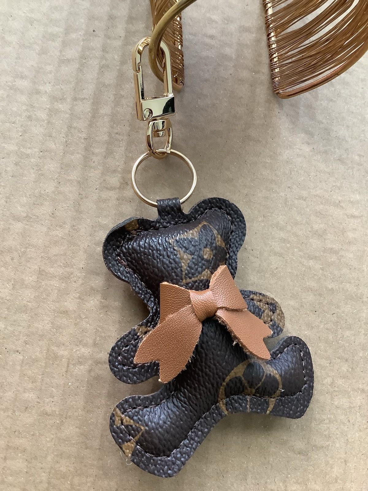 teddy bear keychain