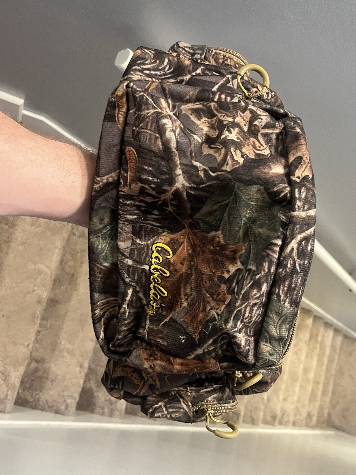 Cabela's Camouflage Waist Pack Fanny Pack Hunting Belt Bag Multi Pocket NICE