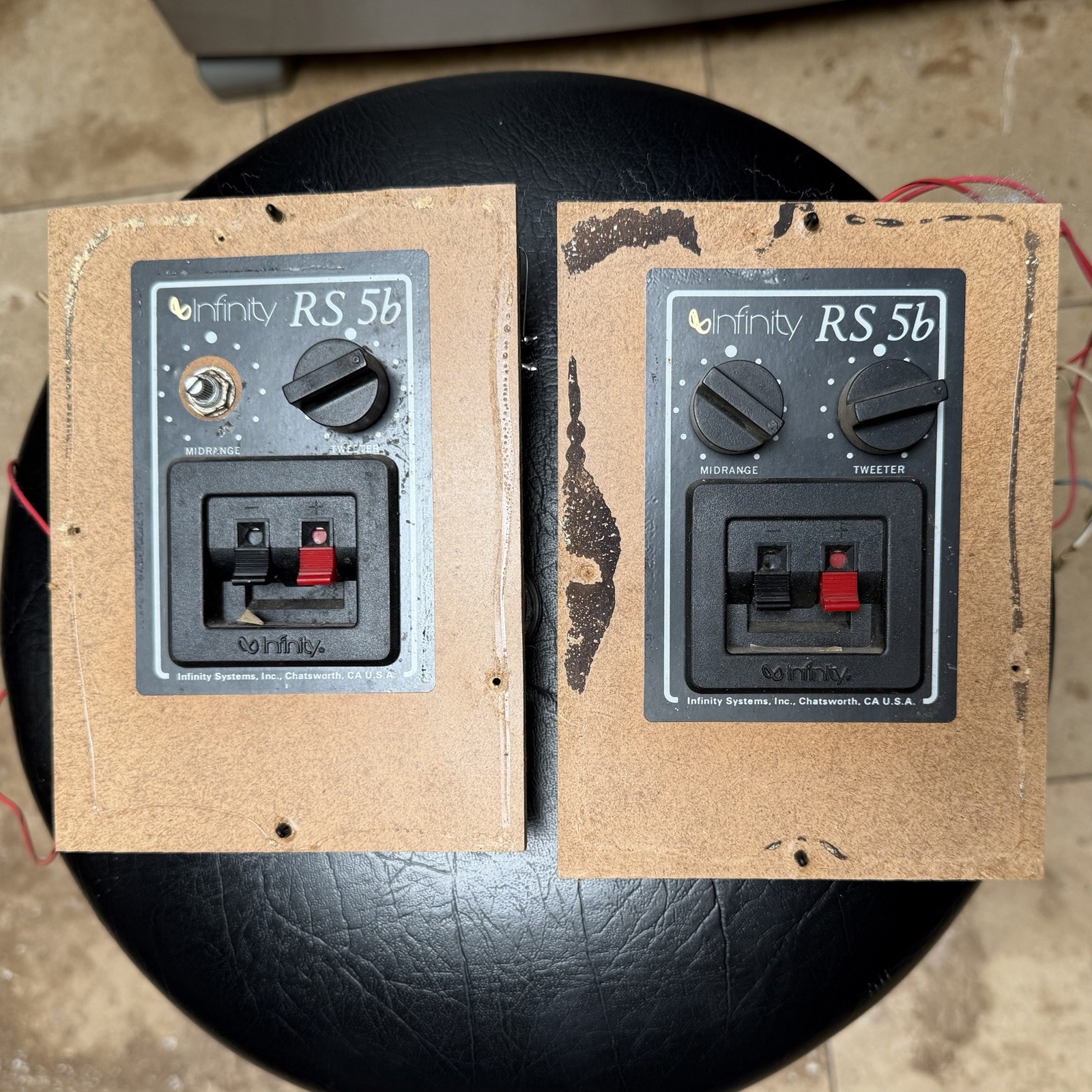 Infinity RS 5b crossover networks pair working Vintage