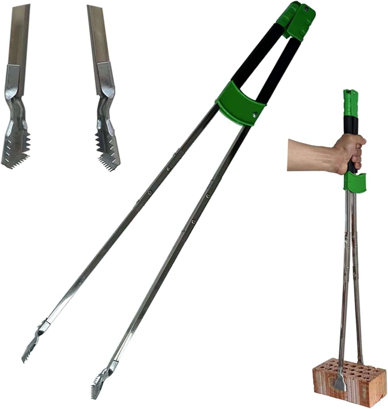 35'' Long Grabber Reacher Tool Heavy Duty, Trash Picker Upper Grabber, Garbage P