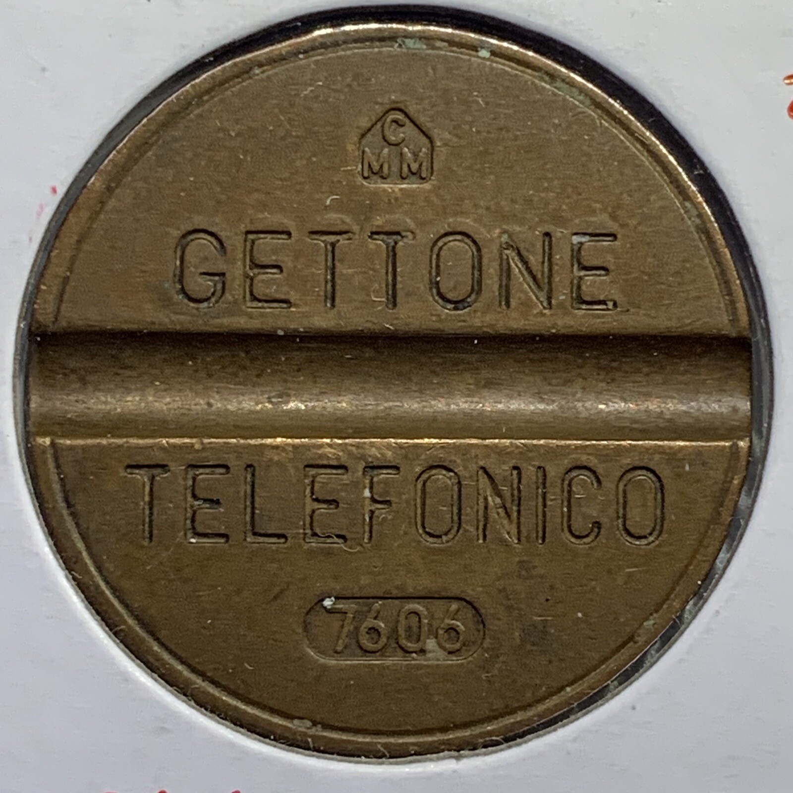 Italy Sant'Agata CMM Gettone Telefonico 1976 June Telephone Bronze Token