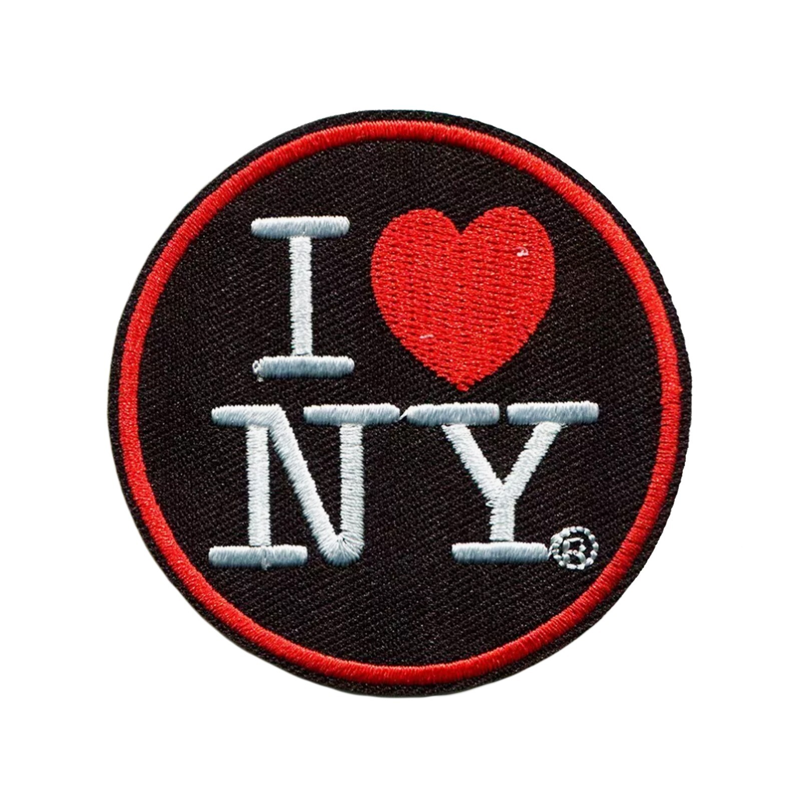 I Love NY Embroidered Iron-On Patch – Iconic New York Souvenir Badge