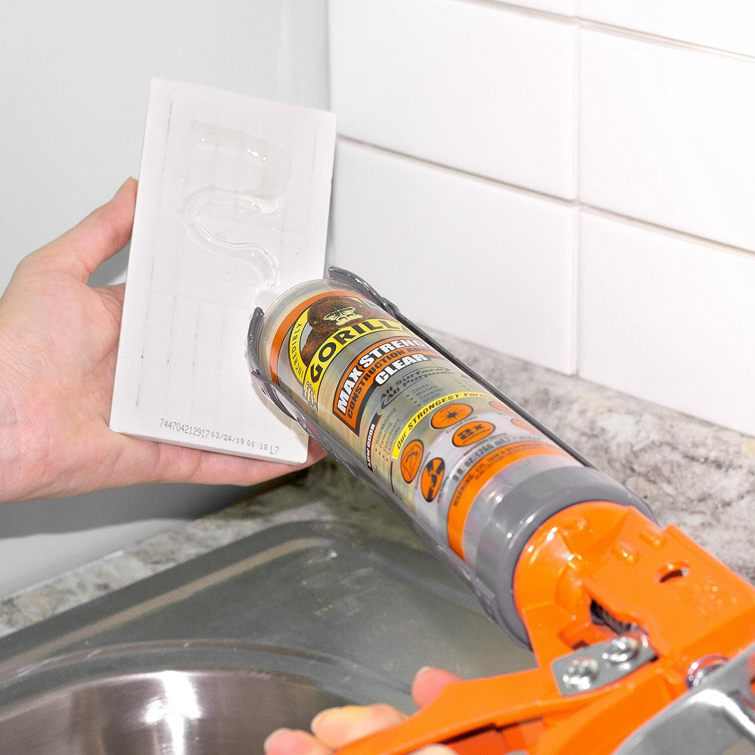 Gorilla Glue Max Strength Clear Construction Adhesive (8212302)