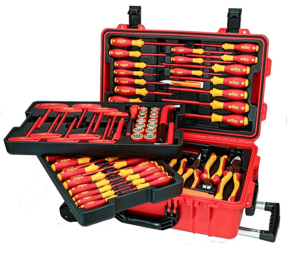 Wiha Insulated Master Electricians Tool Set 80Pc