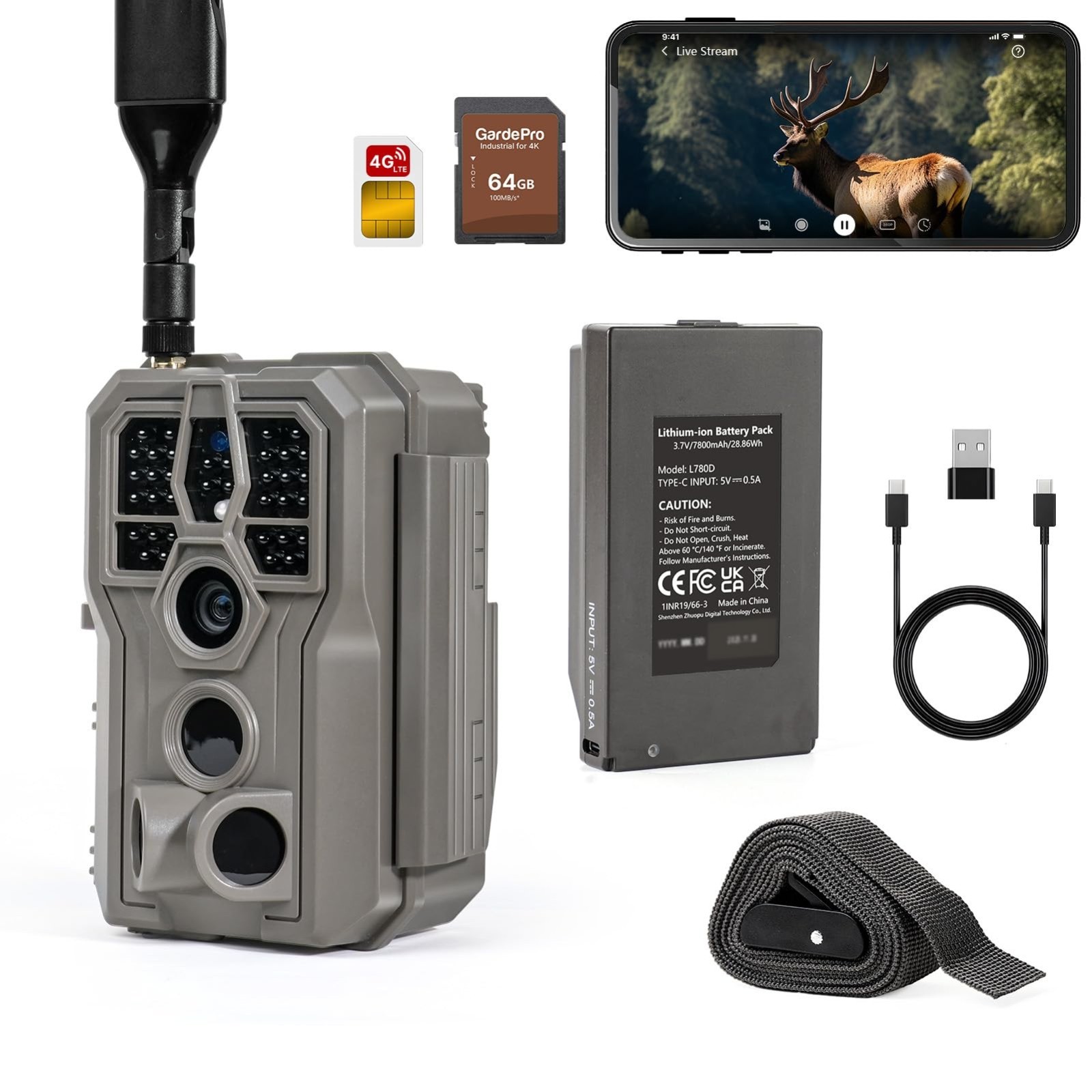 Gardepro X66 Cell Cam Trail Camera