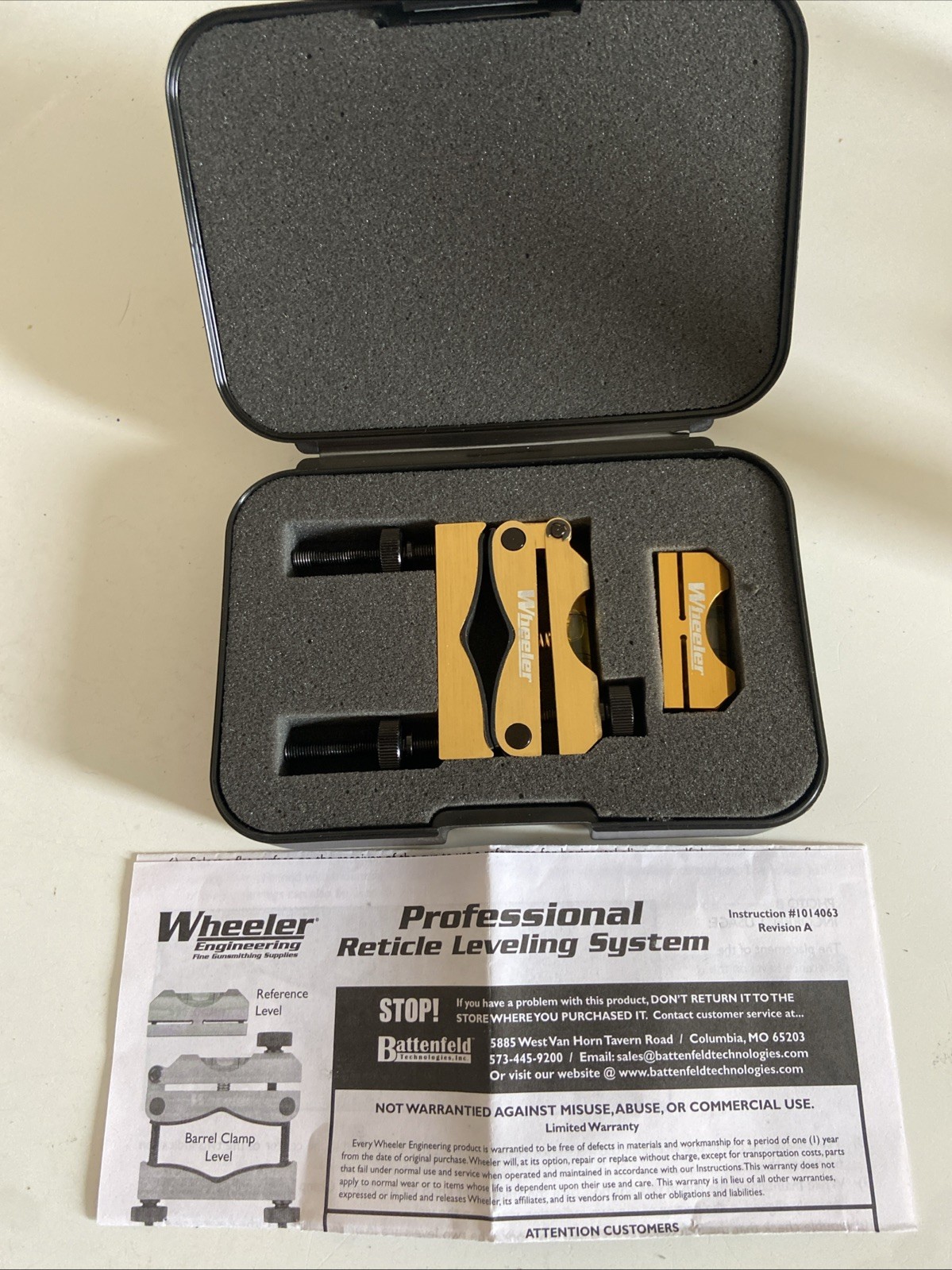 Wheeler Engineering Professional Reticle Leveling System 119050