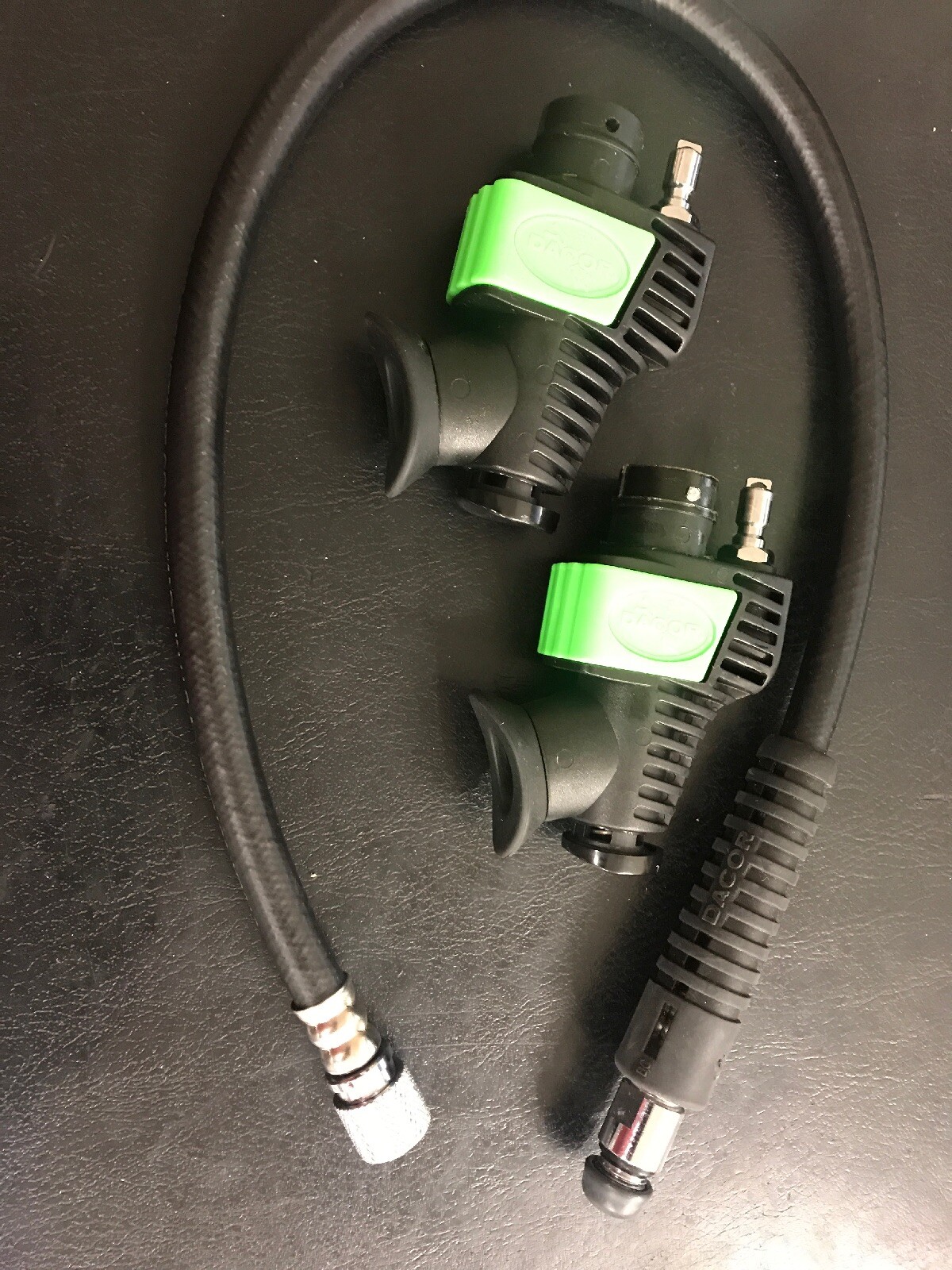 Pair of Dacor Mouthpiece Breathers w/One connection hose. See Photos Free Ship