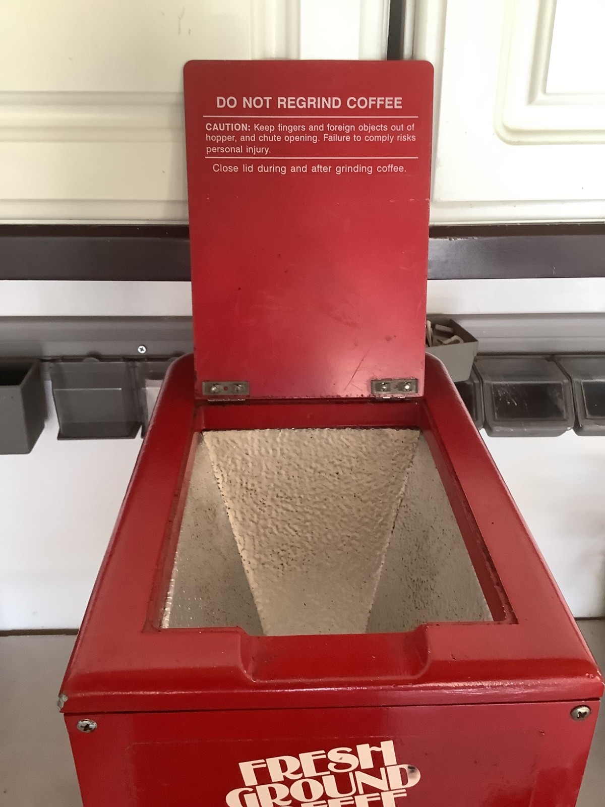 GrindMaster Model 495 Commercial Coffee Grinder. “Big Red”