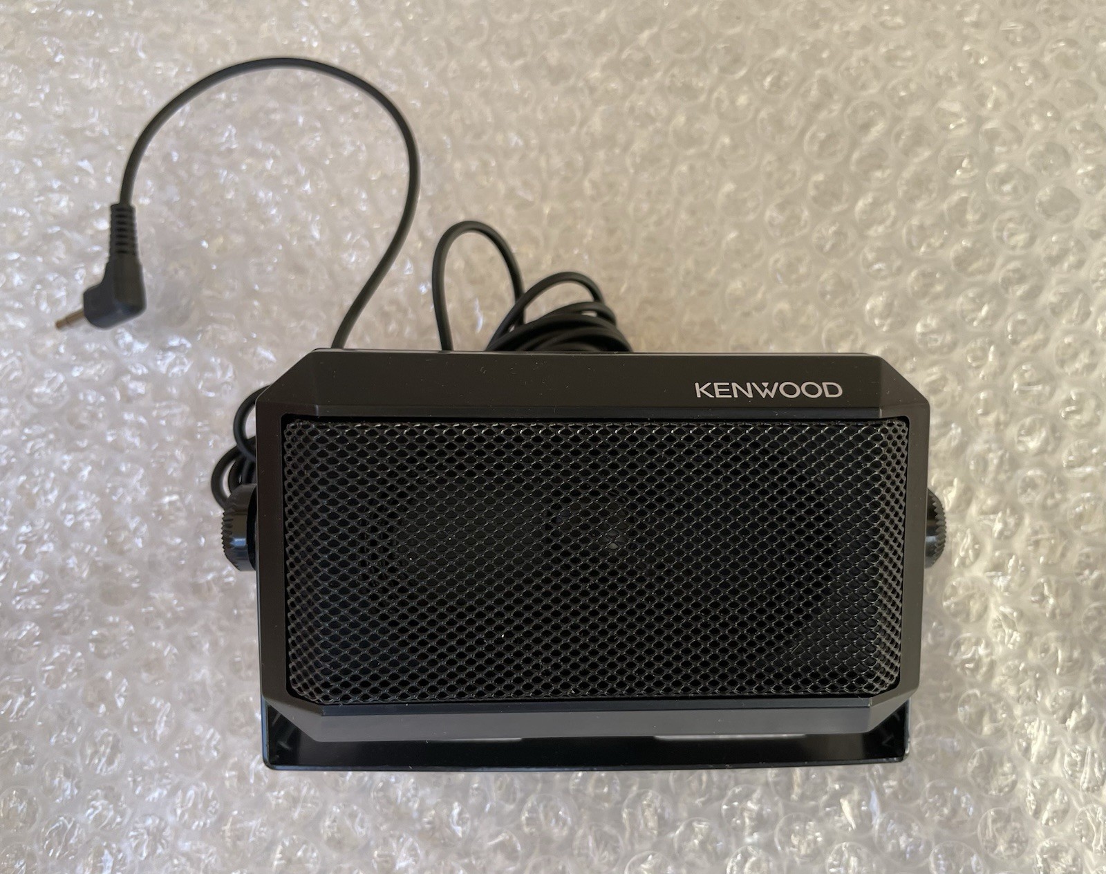 Genuine Kenwood KES-3(S) External Speaker with Mounting Bracket – 3.5mm Mono Plu