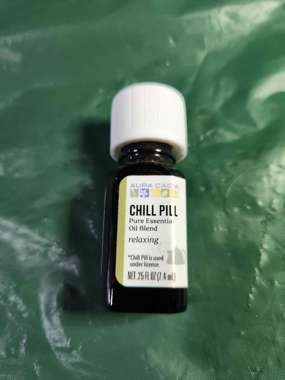 Aura Cacia Chill Pill Essential Oil Blend Relaxing .25 fl oz (7.4mL)