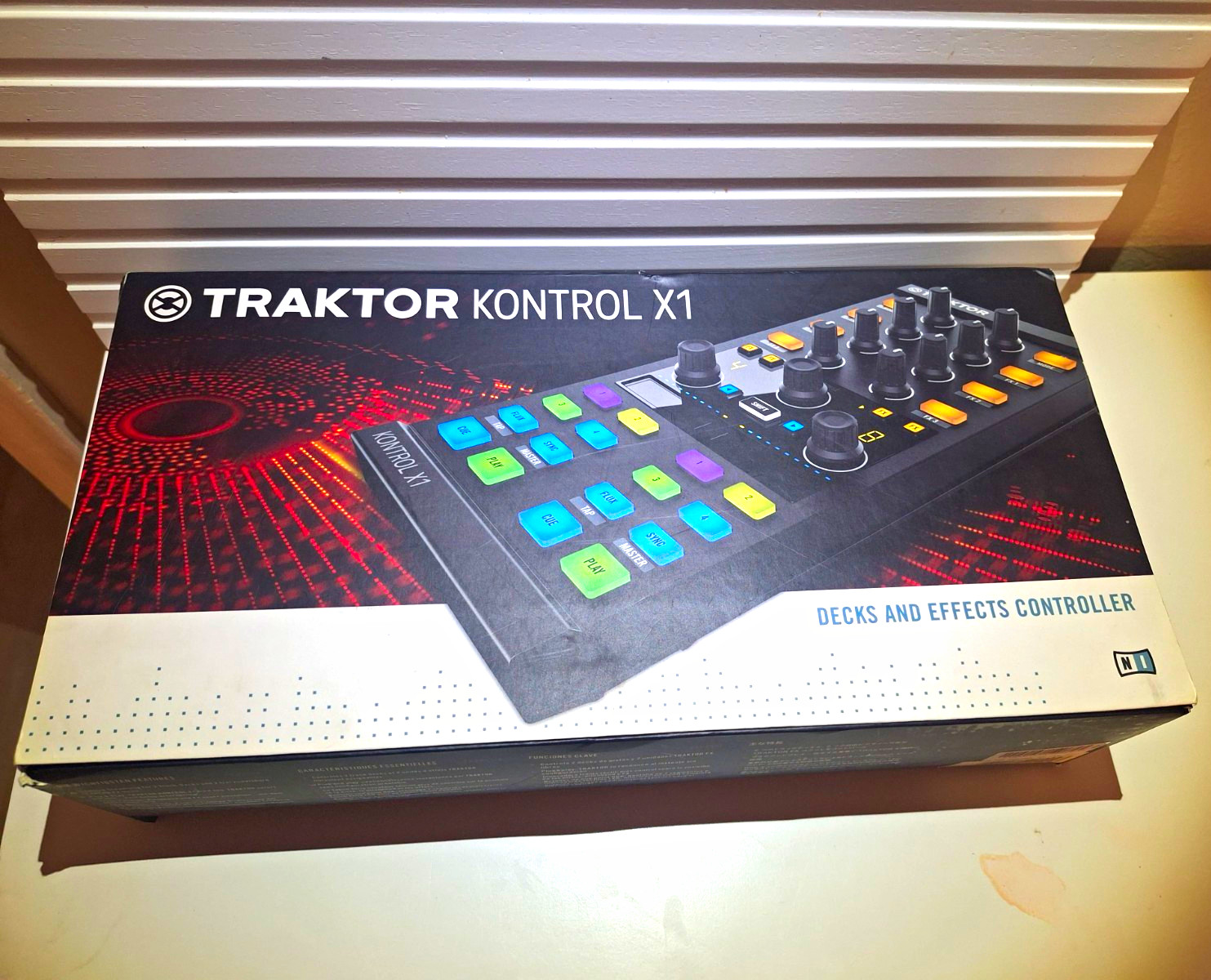 Traktor Kontrol X1 2-Deck Tabletop DJ Controller, USB, Black