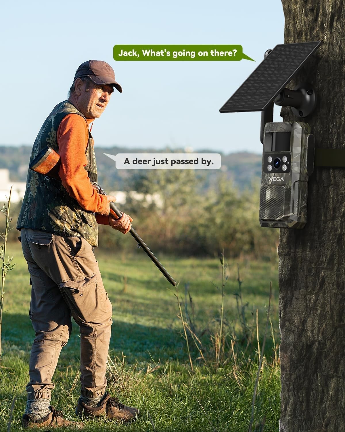 Remote Wildlife Surveillance with 4G LTE Trail Camera - TF and Cloud Storage