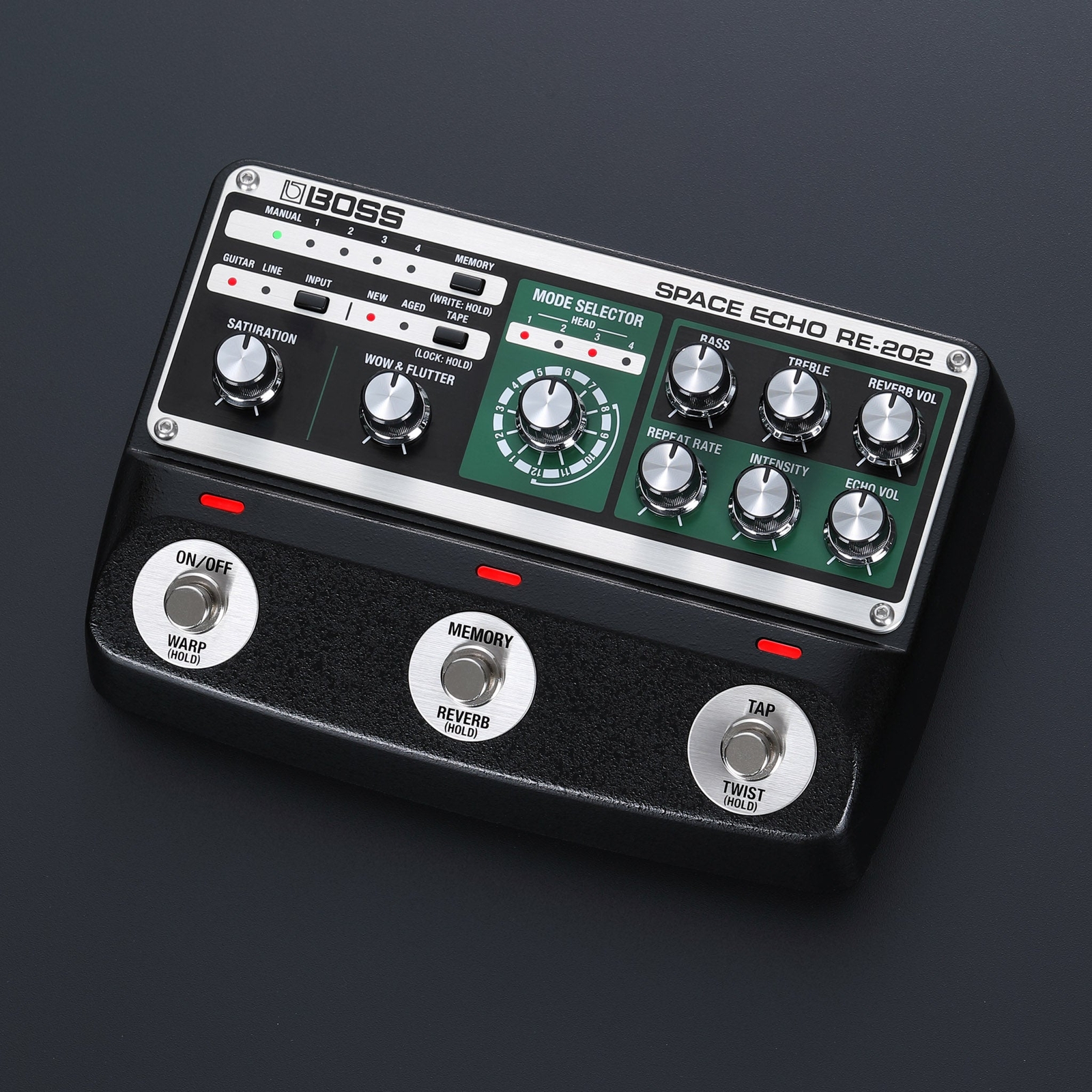 Boss RE-202 Space Echo Delay/Reverb Pedal