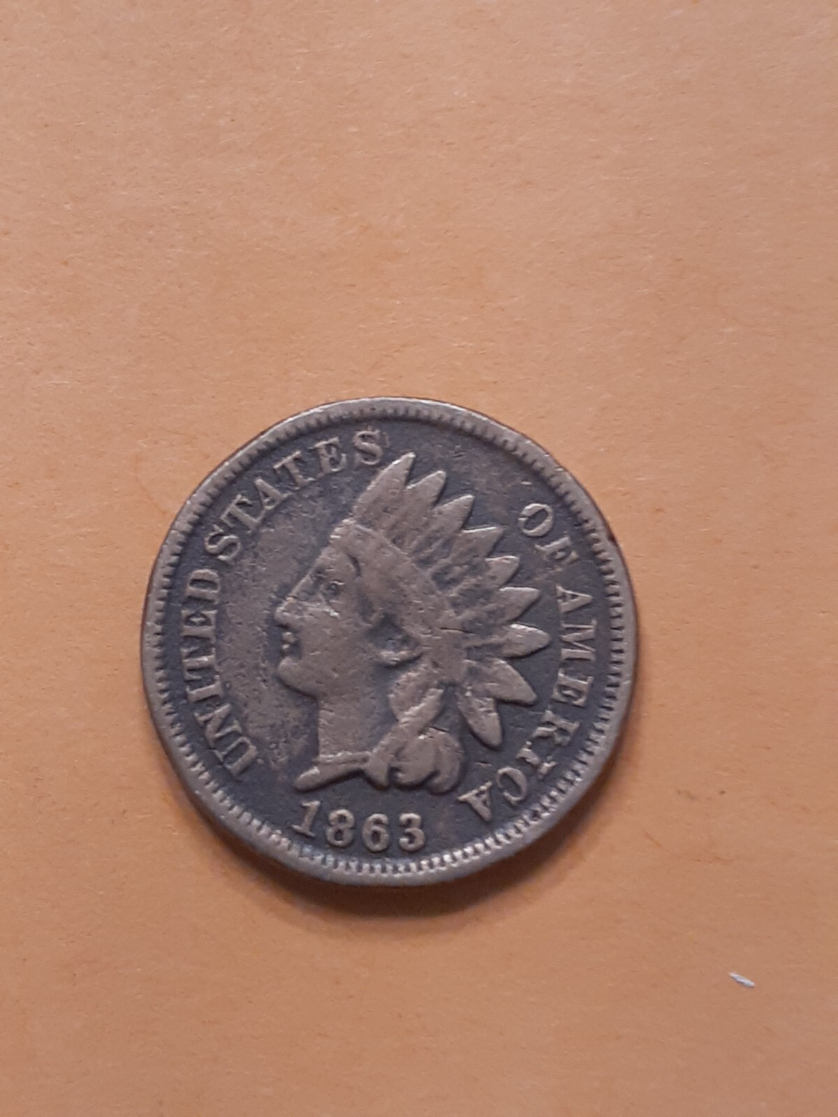 1863 INDIAN HEAD CENT