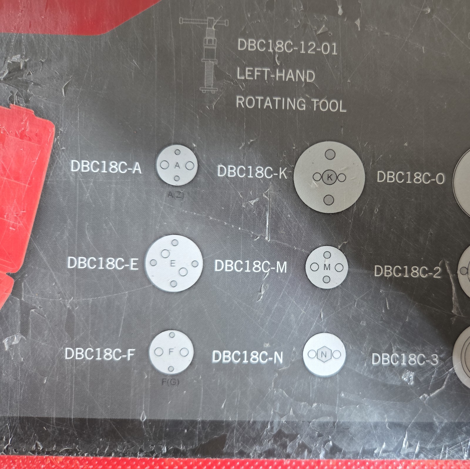 #bm645 Mac Tools DBC18C 18 Piece Disc Brake Caliper Set