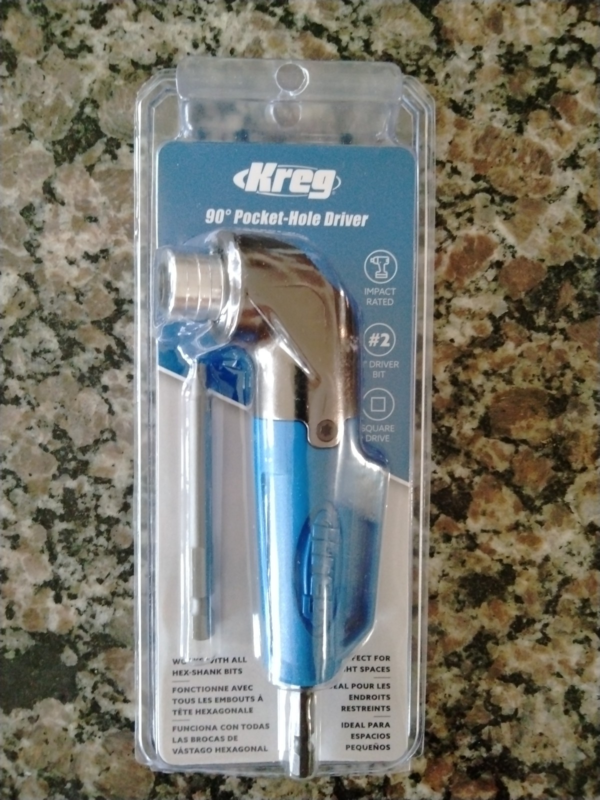 NEW- Kreg 90 Degree Pocket Hole Driver KDRV-90DG Kreg Right angle