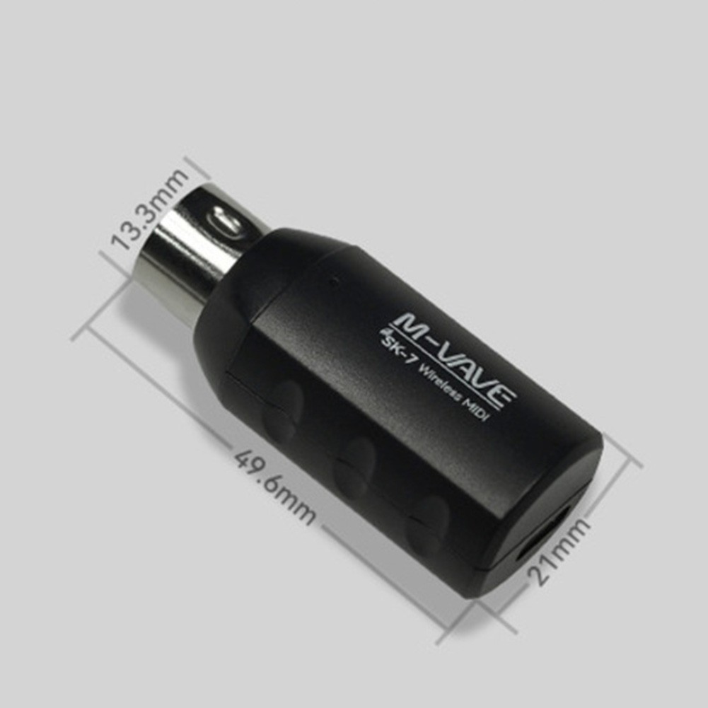 For MVAVE SK7 Wireless For MIDI Adapter for 2 4GHz Automatic Connectivity