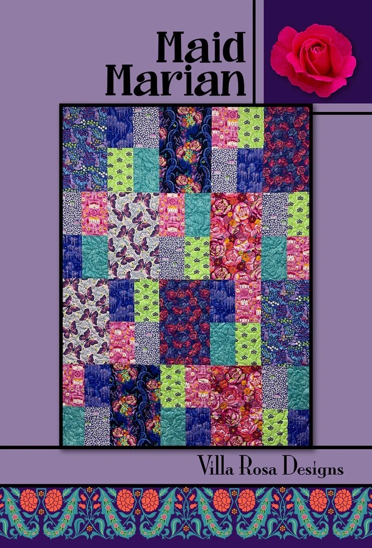 Maid Marian Quilt Pattern- A Fat Quarter Quilt