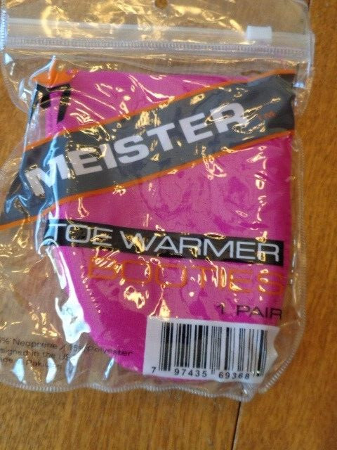 MEISTER TOE WARMER BOOTIES PAIR NEW