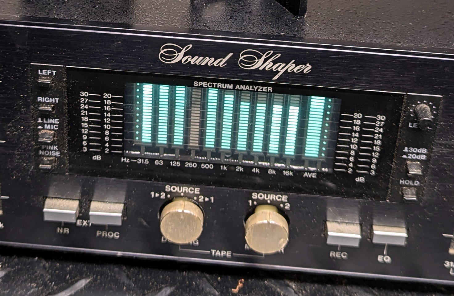 ADC Sound Shaper SS-315 equalizer with spectrum analyzer display