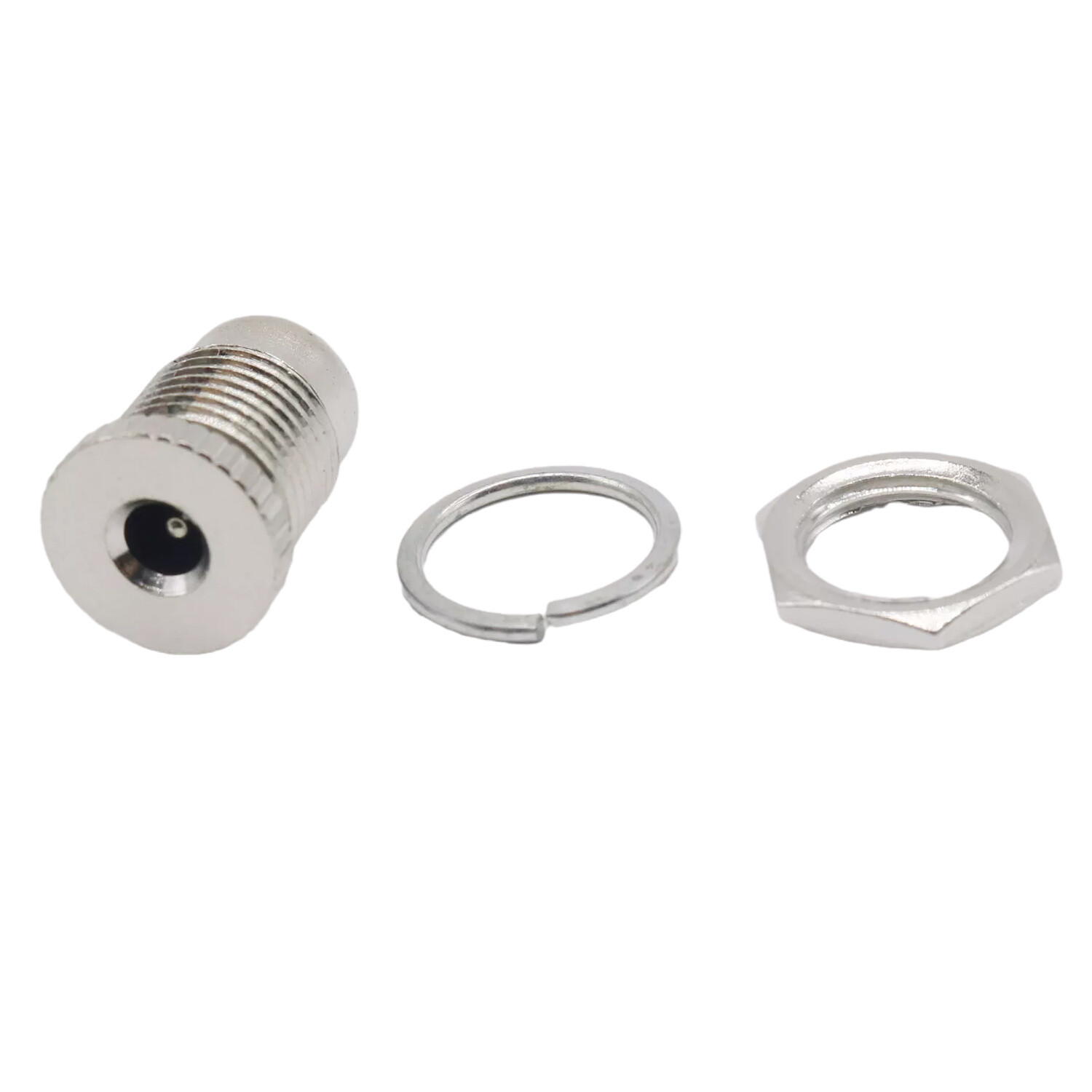 100pcs 3.5mm x 1.35mm Female DC Power Socket Panel Mount Solder Metal Connector