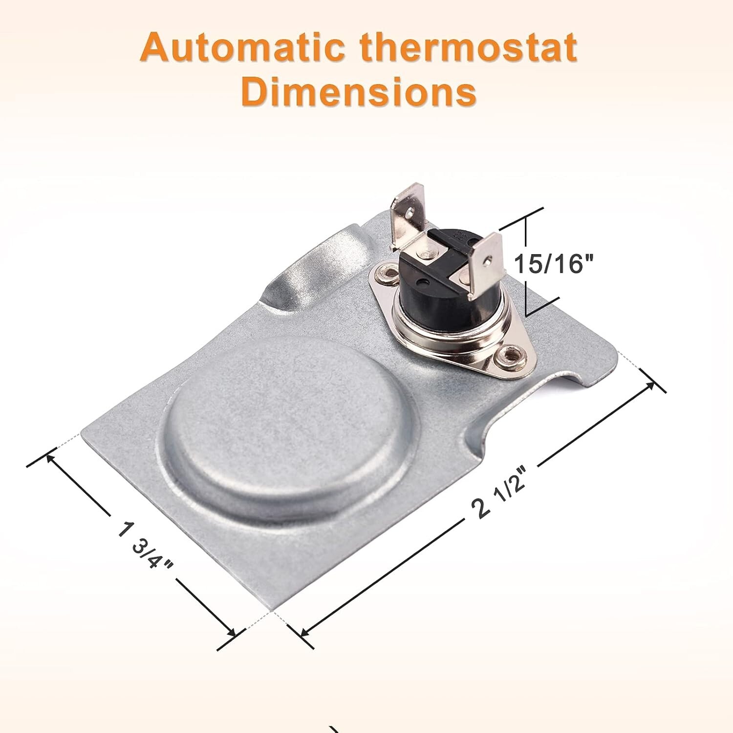 Magnetic Automatic Thermostat Sensor Switch with High Temperature Rated Wiring f