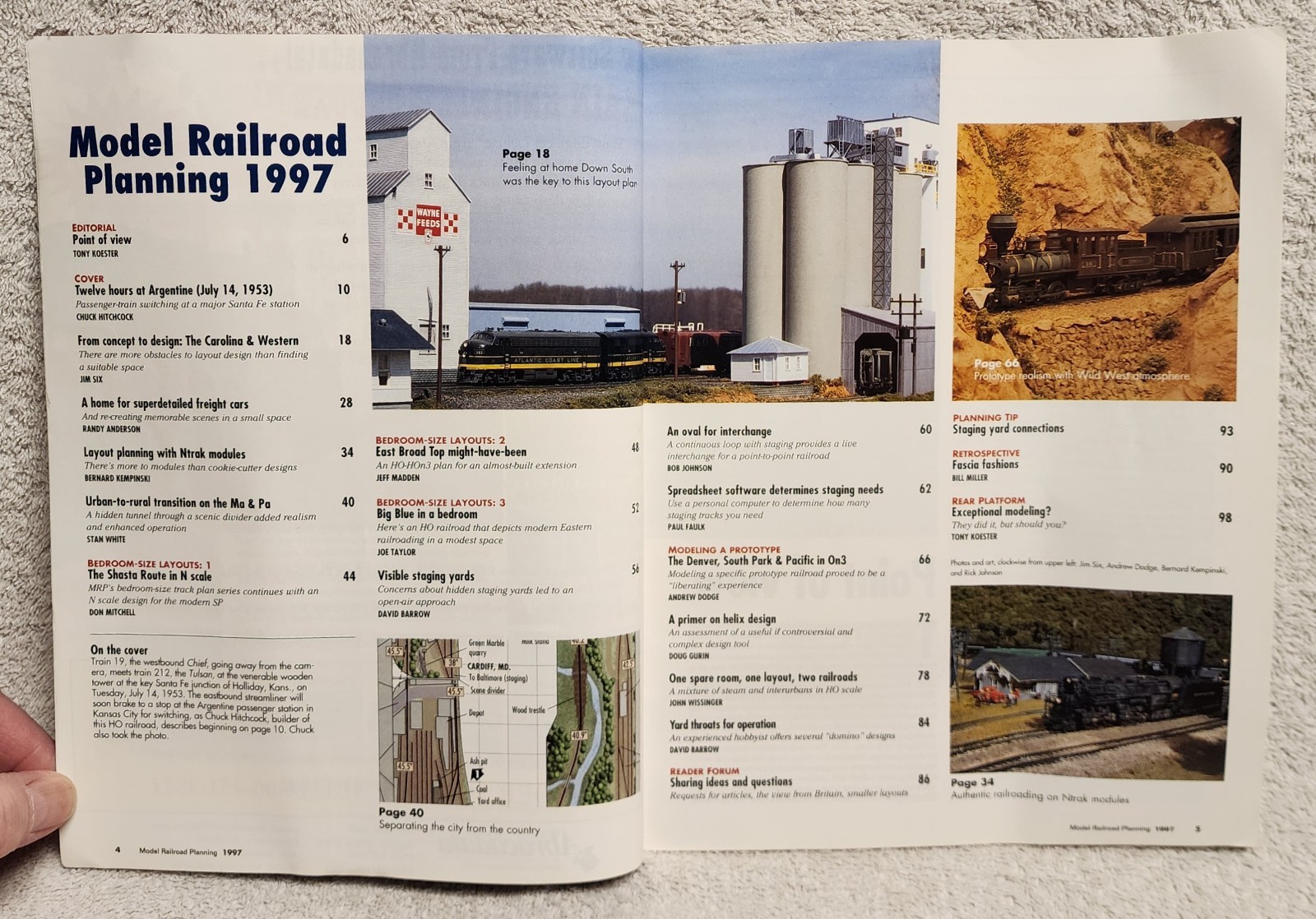 Model Railroad Planning 1997 Model Railroader Special Issue 8 New Track Plans