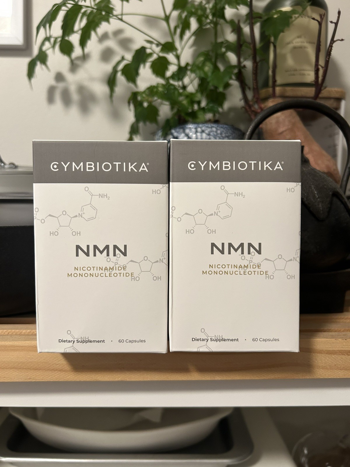 Cymbiotika NMN Nicotinamide Mononucleotide Supplements Set Of 2 NIB