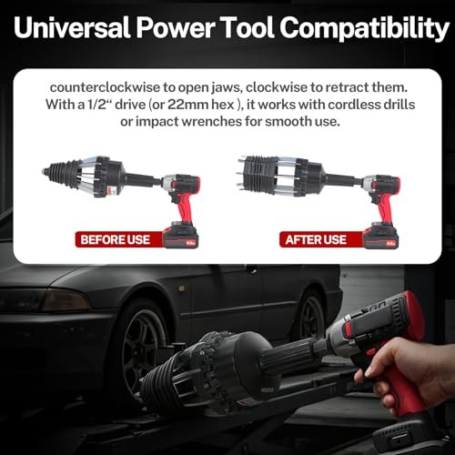 Universal CV Boot Expander Installation Tool Manual 1/2" Dr. CV Joint Boot