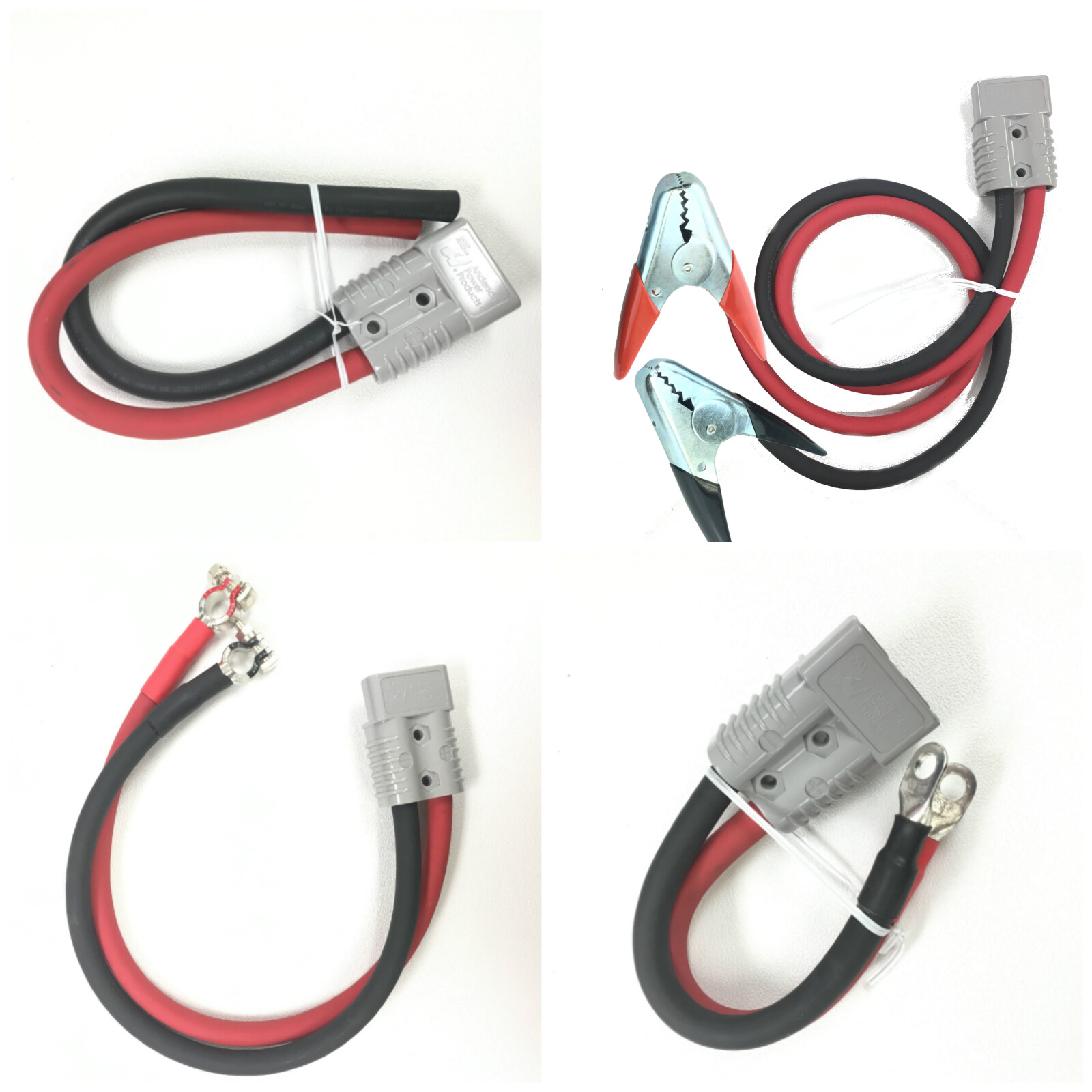 Anderson SB175 Copper Battery Cable 2 Gauge AWG with ends lug/terminal/clamp