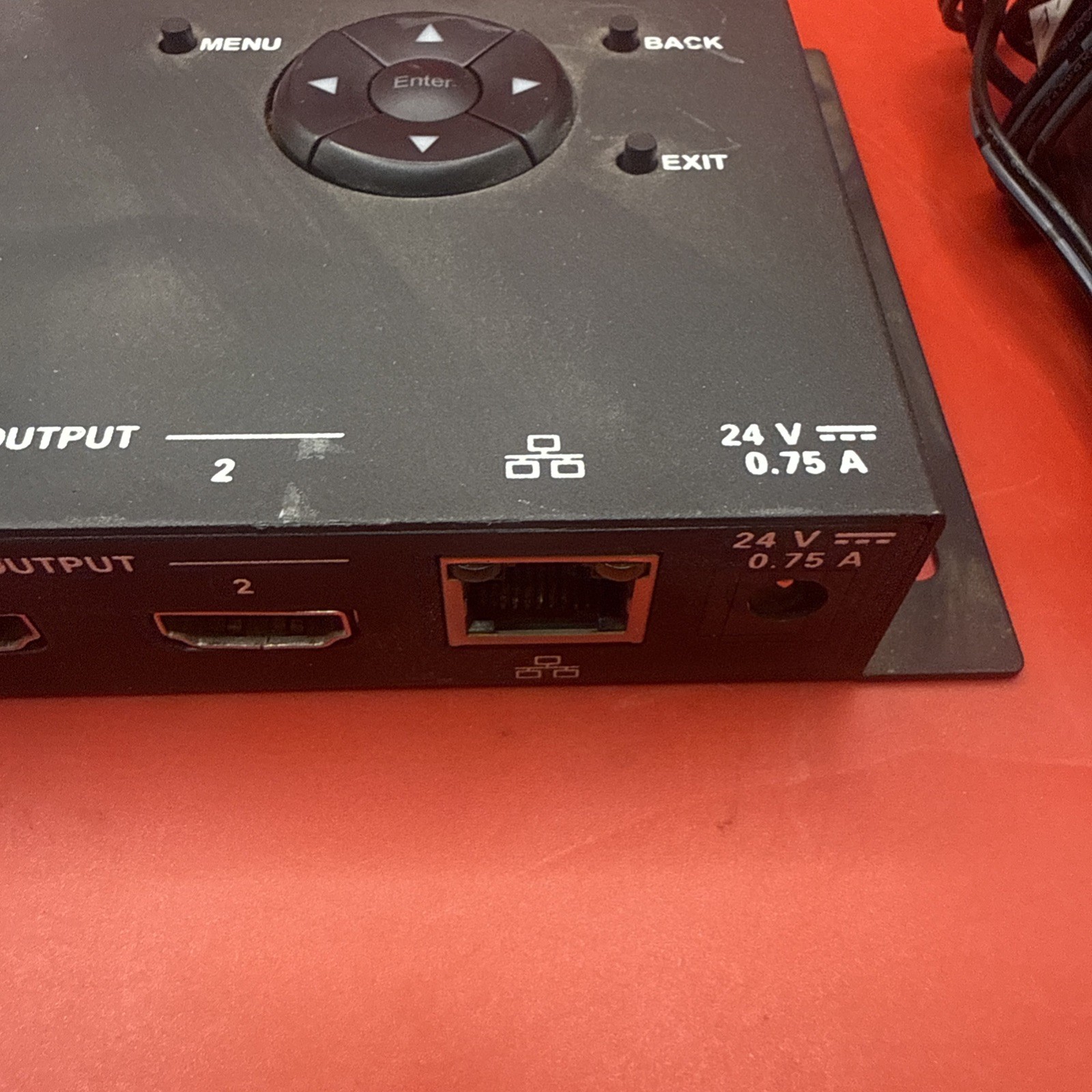Crestron HD-MD4X2-4K-E 4x2 4K HDMI Switcher W/adapter